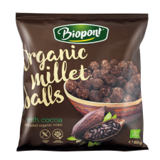 BioPont Biopont bio extrudált kölesgolyó kakaós 60 g reform élelmiszer