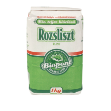 Biopont Kft. Biopont bio rozsliszt, teljes kiőrlésű (RL 190) - 1 kg alapvető élelmiszer