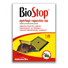 BioStop BioStop egérfogó ragasztós lap tisztító- és takarítószer, higiénia