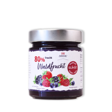 Biosüsse Sukrin lekvár erdei gyümölcs 225 g reform élelmiszer