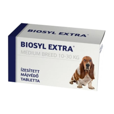 Biosyl Biosyl Extra ízesített májvédő tabletta - Medium Breed  30 tabletta vitamin, táplálékkiegészítő kutyáknak