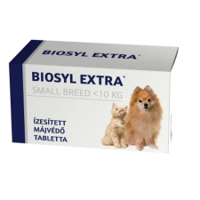 Biosyl Biosyl Extra ízesített májvédő tabletta - Small Breed 30 tabletta vitamin, táplálékkiegészítő macskáknak