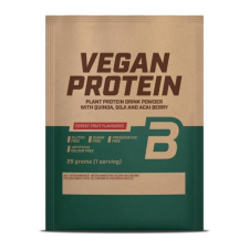BioTech Biotech vegan protein erdei gyümölcs ízű fehérje italpor 25 g vitamin és táplálékkiegészítő