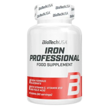 BioTech USA BioTechUSA Iron Professional tabletta 60db vitamin és táplálékkiegészítő