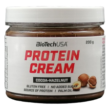 BioTech USA BioTechUSA Protein Cream kakaó-mogyoró proteinkrém 200g vitamin és táplálékkiegészítő