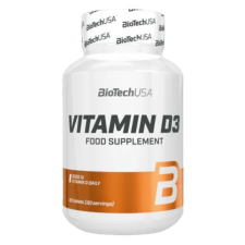 BioTech USA BioTechUSA Vitamin D3 50mcg tabletta 120db vitamin és táplálékkiegészítő