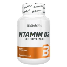 BioTech USA BioTechUSA Vitamin D3 50mcg tabletta 60db vitamin és táplálékkiegészítő