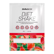 BioTech USA Étrend-kiegészítő italpor, 30g, BIOTECH USA "Diet Shake", eper vitamin és táplálékkiegészítő