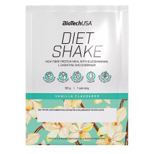 BioTech USA Étrend-kiegészítő italpor, 30g, BIOTECH USA "Diet Shake", vanília vitamin és táplálékkiegészítő