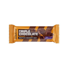 BioTech USA Fehérjeszelet, gluténmentes, 50g, BIOTECH USA Protein Dessert Bar, Triple Chocolate (KHEBIOUSA70) vitamin és táplálékkiegészítő