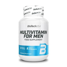 BioTech USA Multivitamin, 60 tabletta, férfiaknak, BIOTECH USA vitamin és táplálékkiegészítő