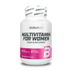 BioTech USA Multivitamin, 60 tabletta, nőknek, BIOTECH USA