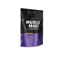 BioTech USA Muscle Mass szénhidrát - és fehérjetartalmú italpor Vanília vitamin és táplálékkiegészítő