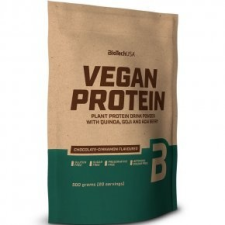BioTech USA Vegan Protein vaníliás sütemény  - 500g vitamin és táplálékkiegészítő