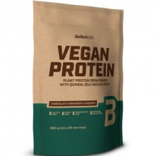 BioTech USA Vegan Protein vaníliás sütemény - 500g vitamin és táplálékkiegészítő