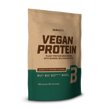 Biotech vegan protein csoki-fahéj ízű fehérje italpor 500 g vitamin és táplálékkiegészítő