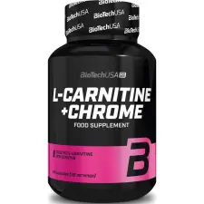 BioTechUSA L-Carnitine + Chrome kapszula sportolóknak 60 kapsz. vitamin és táplálékkiegészítő