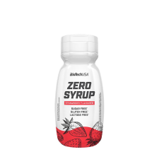 BioTechUSA Zero Syrup (320 ml, Eper) reform élelmiszer