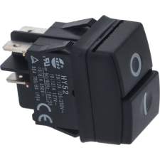  BIPOLÁRIS NYOMÓGOMB FEKETE 12A 250V beépíthető gépek kiegészítői