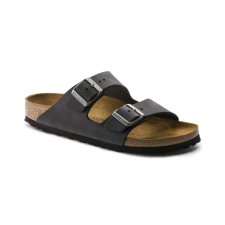 Birkenstock Digital GMBH Birkenstock Arizona Bőr Unisex papucs - Fekete - 44 férfi papucs