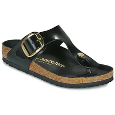 Birkenstock Lábujjközös papucsok Gizeh BB LENA HS Black HEX Fekete 39 női papucs