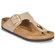 Birkenstock Lábujjközös papucsok Gizeh Big Buckle LENB Sandcastle Bézs 37 női papucs
