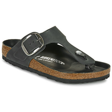 Birkenstock Lábujjközös papucsok Gizeh Big Buckle LEOI Black HEX Fekete 37