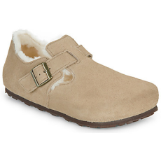 Birkenstock Oxford cipők London Shearling LEVE Taupe Bézs 42