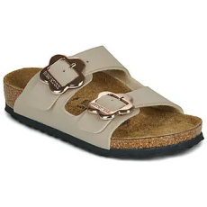 Birkenstock Papucsok Arizona Kids Flower Buckle Bézs 28