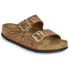 Birkenstock Papucsok Arizona SYN Soft Zebra Pecan Barna 39