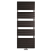 Birossi D lapos profilos törölközőszárító radiátor - antracit - 450x1222 mm