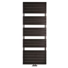 Birossi D lapos profilos törölközőszárító radiátor - antracit - 450x1222 mm fűtőtest, radiátor