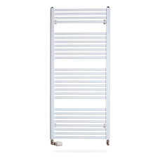 Birossi törölközőszárító radiátor - egyenes - fehér - 750x1320 mm fűtőtest, radiátor