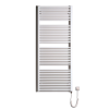 Birossi törölközőszárító radiátor - íves - fehér - 450x1850 mm