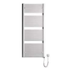 Birossi törölközőszárító radiátor - íves - fehér - 450x1850 mm fűtőtest, radiátor