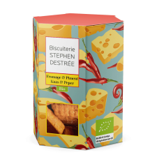 Biscuiterie Destrée Biscuiterie Destrée sajtos-chilis belga vajas keksz 100 g reform élelmiszer