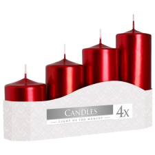 BISPOL Adventi Lépcsőzetes Metálpiros 105g / 135g / 170g / 200g (5906927390048) gyertya