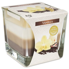 BISPOL Háromszínű Vanília 170 g gyertya