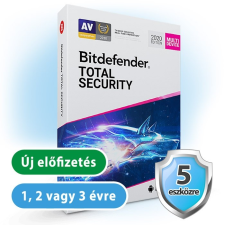 Bitdefender Total Security 5 eszközre karbantartó program