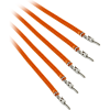Bitfenix Kábel Táp BitFenix Alchemy 2.0 5x 40cm Szerelhető / Csatlakozó nélkül Narancs (BFX-ALC-40CMLO-RP)