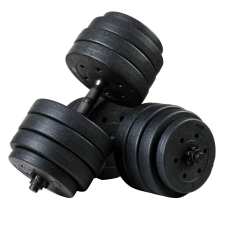 Bitumenes súlyzók 40 kg 2x20 kg-os készlet kézisúlyzó