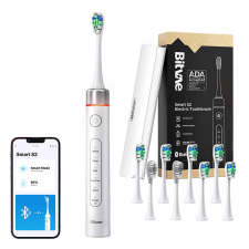 Bitvae Sonic toothbrush with app, tips set and travel etui S2 (white) elektromos fogkefe