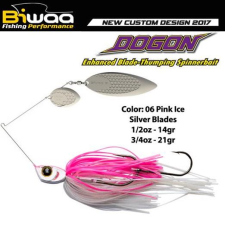  Biwaa Spinnerbait Dogon 3/4oz 21g 06 Pink Ice-Silver Blades spinnerbait csali