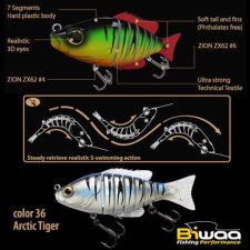  Biwaa Swimbait Seven S4&quot; 10cm 17g 36 Arctic Tiger wobbler csali