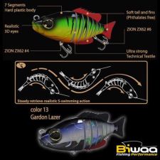  Biwaa Swimbait Seven S5&quot; 13cm 34g 13 Gardon Laser wobbler csali