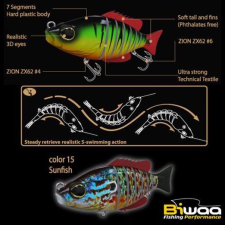  Biwaa Swimbait Seven S5&quot; 13cm 34g 15 Sunfish wobbler csali