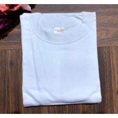 BIYO TEKS Turkey Férfi környakú Póló 100% Pamut 6101- fehér