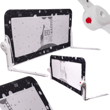  Biztonsági kapu korlát ágyvédő 150cm fekete bababiztonság