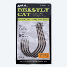  BKK BEASTLY CAT HARCSÁZÓ HOROG 5/0 6 DB/CSOMAG horog