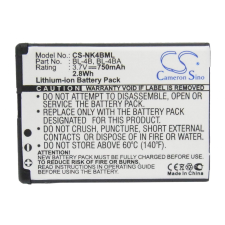 BL-4B-1000mah Akkumulátor 1000 mAh mobiltelefon akkumulátor